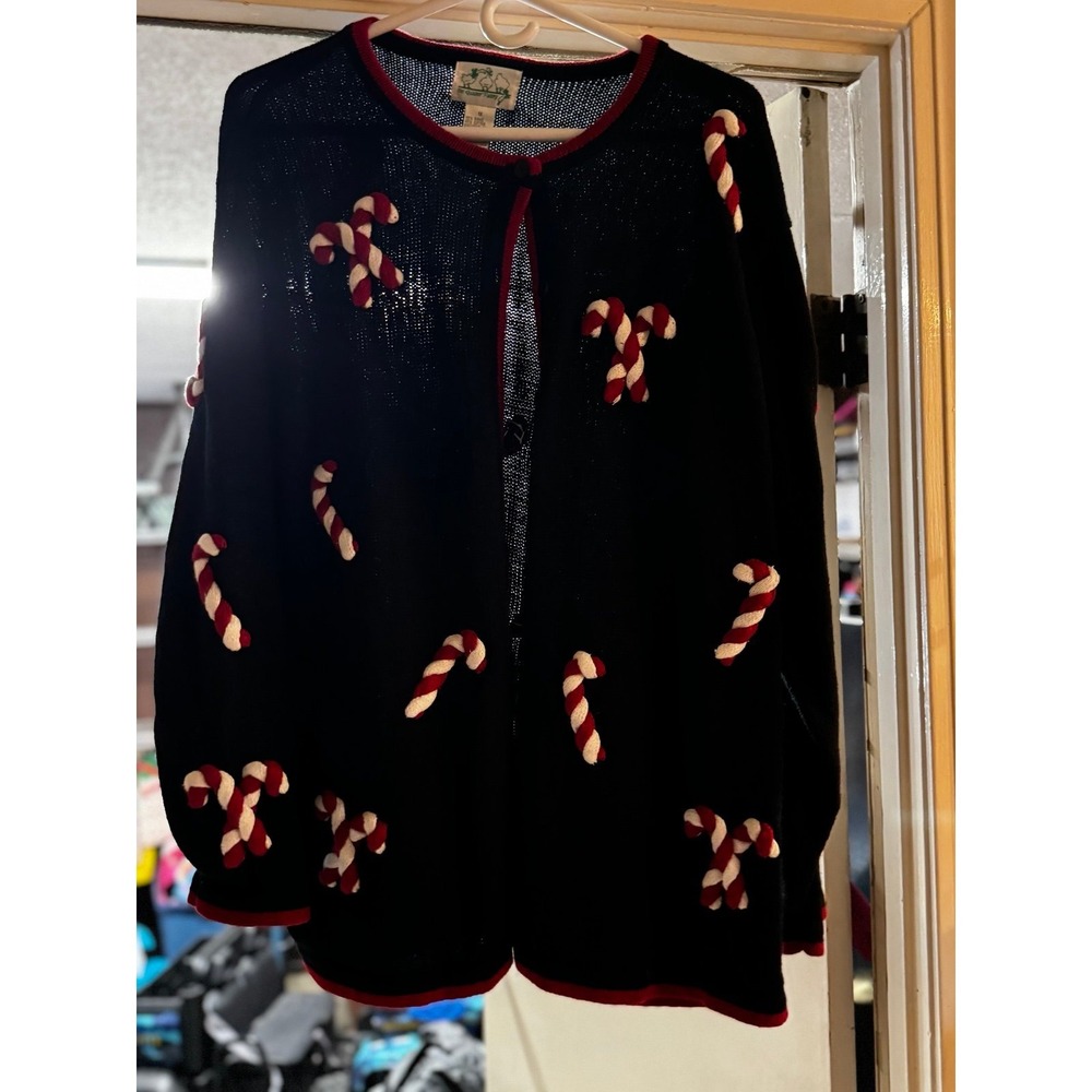 Vintage‎ Christmas sweater button down